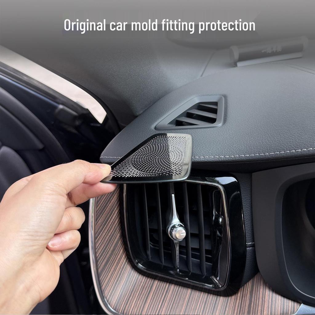 Compatible XC60/S60/V60 Air Vent Mask Decorative Stickers for Center Console Dashboard.
