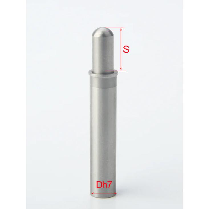 Flat/Taper R/Ball Head Spring Loaded Plunger Stainless Steel Short Diameter Retractable Spring Plunger Spring Plunger Pin dia 1/2/3/4mm