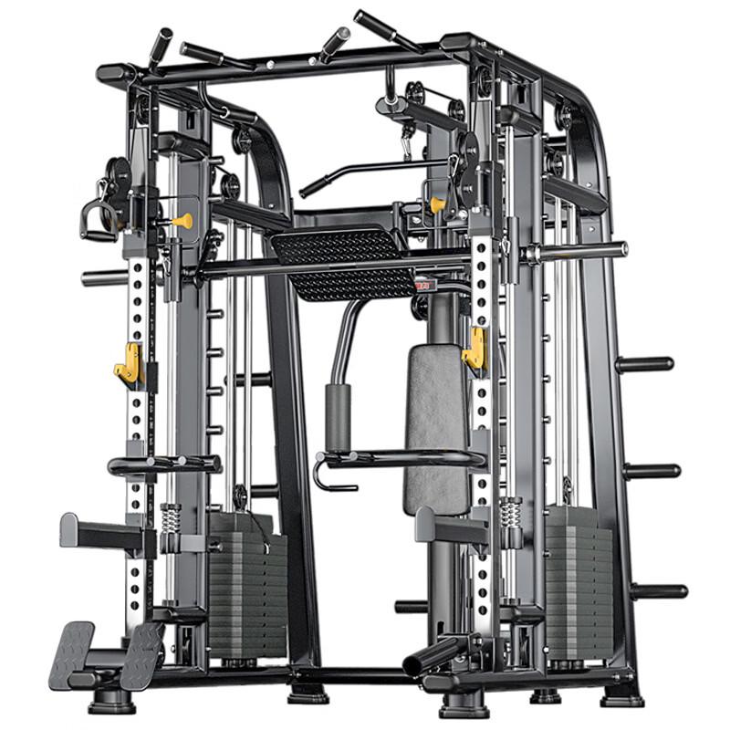 Commercial Integrated Smith Machine and Functional Trainer