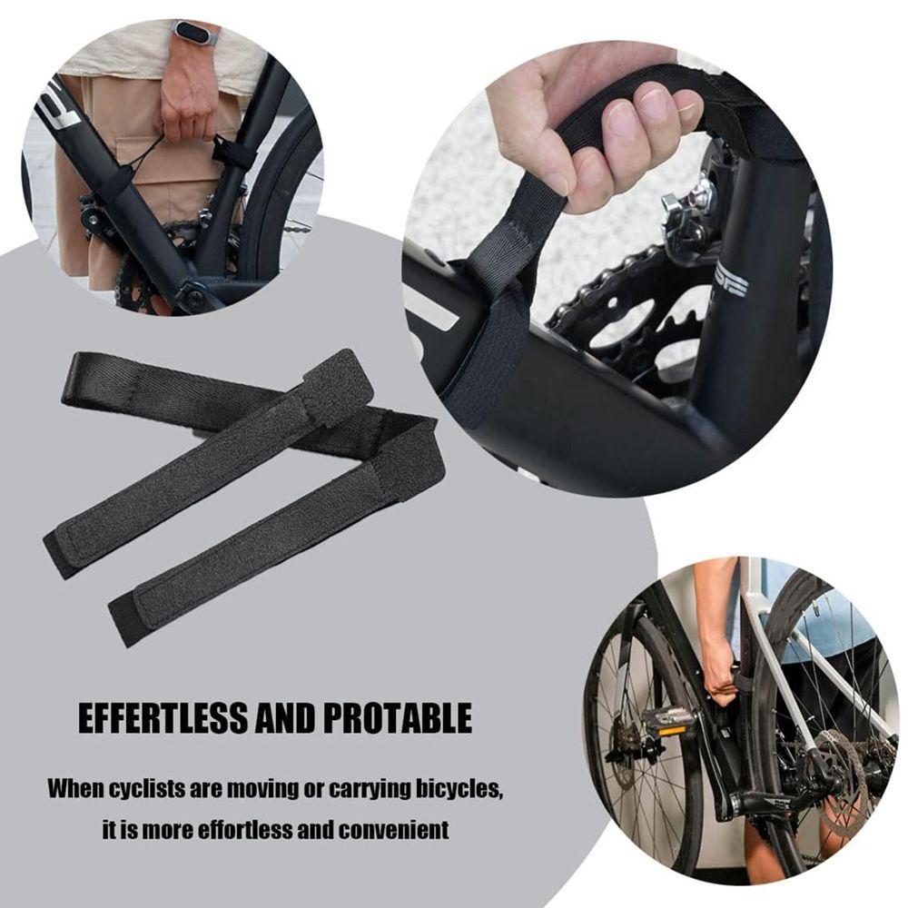 Road bike climbing stairs power portable nylon lace-up Bicycle labor saving portable lace-up MTB mountain bike riding equipment