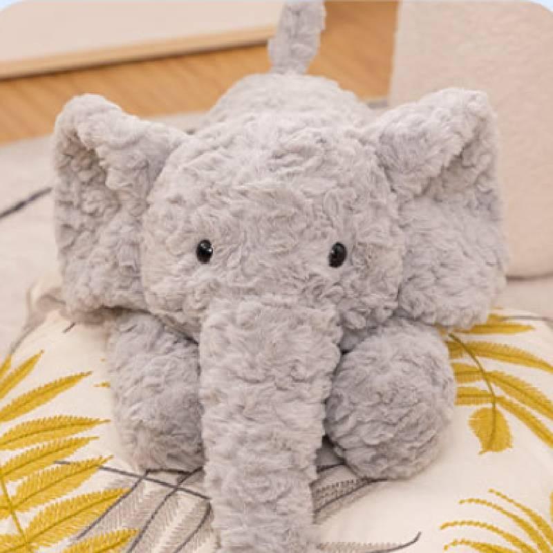 Soft Plush Cartoon Cute Elephant Stuffed Animal Toy For Kids Ideal Gift For Girls