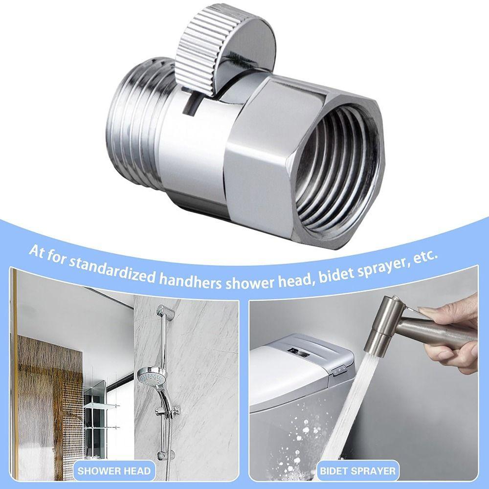 G1/2 Shower Flow Control Valve Brass Water Flow Control Valves New Water Shut-Off  Bidet Sprayer