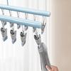 3Pcs Anti-Slip Socks Drying Rack Stainless Steel Underwear Drying Clips  for Home