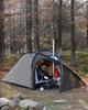TOMOUNT Solo Dome Lightweight 40D Inner Tent Chimney Easy Suitable for and Outdoor 4 Seasons Tent, 2-Room Tent, Nylon, PU3000mm, Included, Hole,