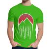 Man S O Neck Twin Peaks Red Pine Tree Moon Short Sleeve Arrival For