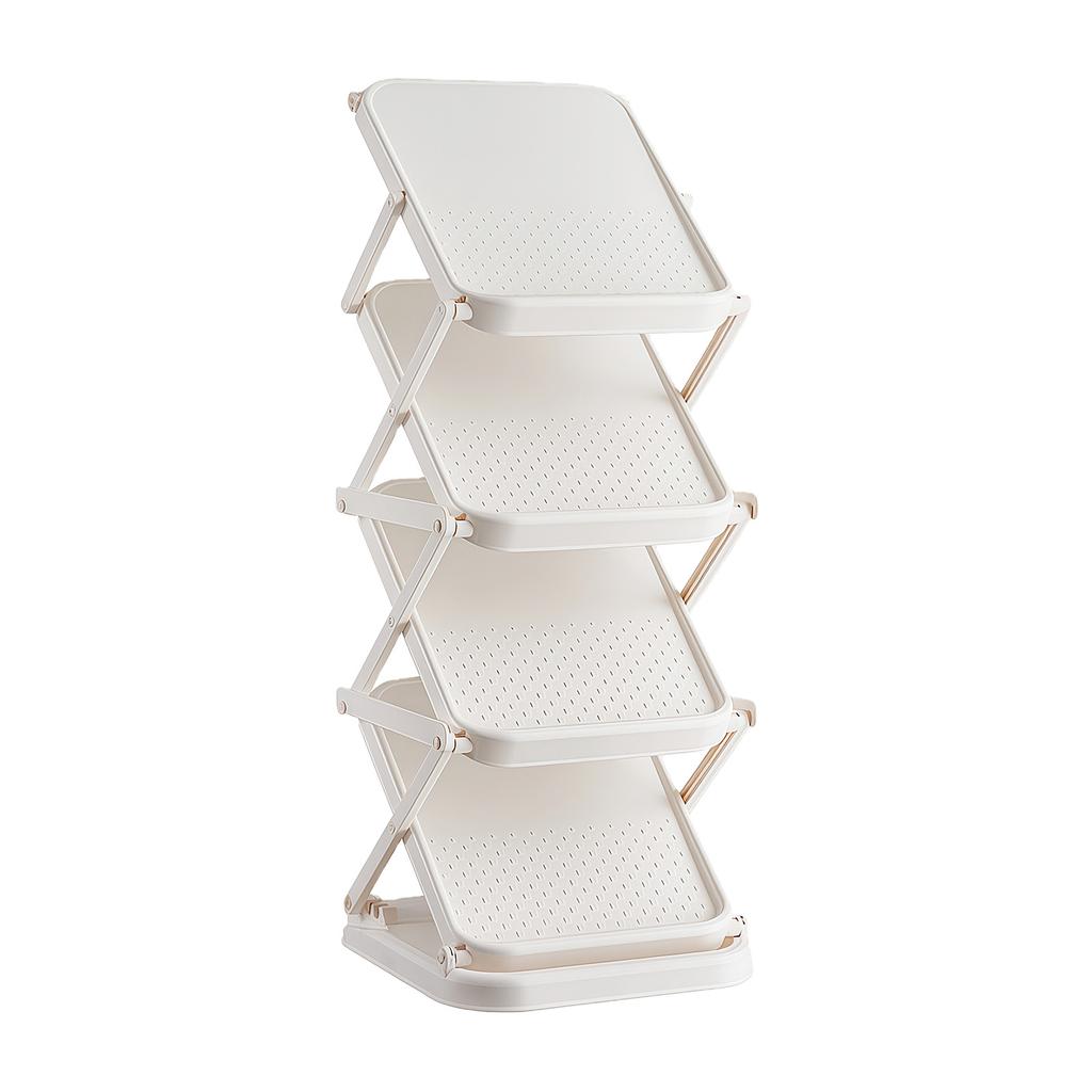 Stackable Shoe Organizers For Closet Or Hallway Foldable Structure Convenient To Carry And Store Maximizes Your Space