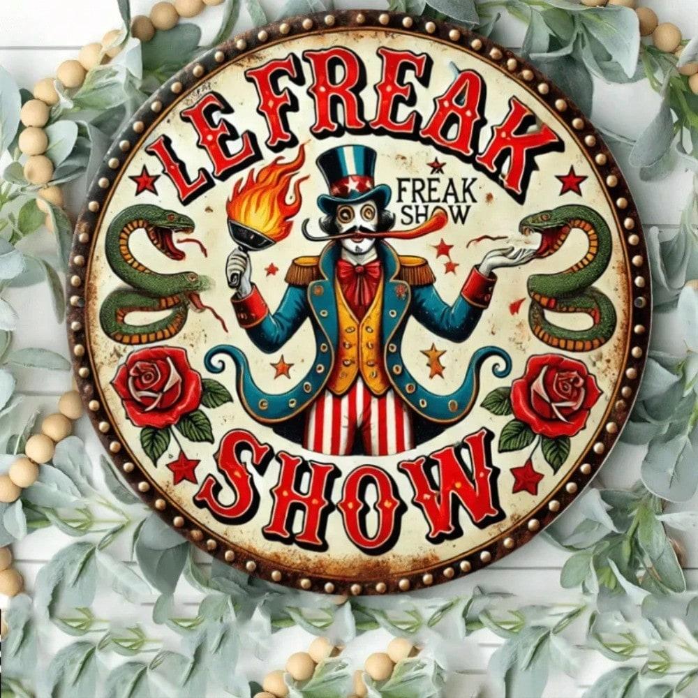 Flat 2D Metal Tin Sign Hanging Decorative Wall Art Home