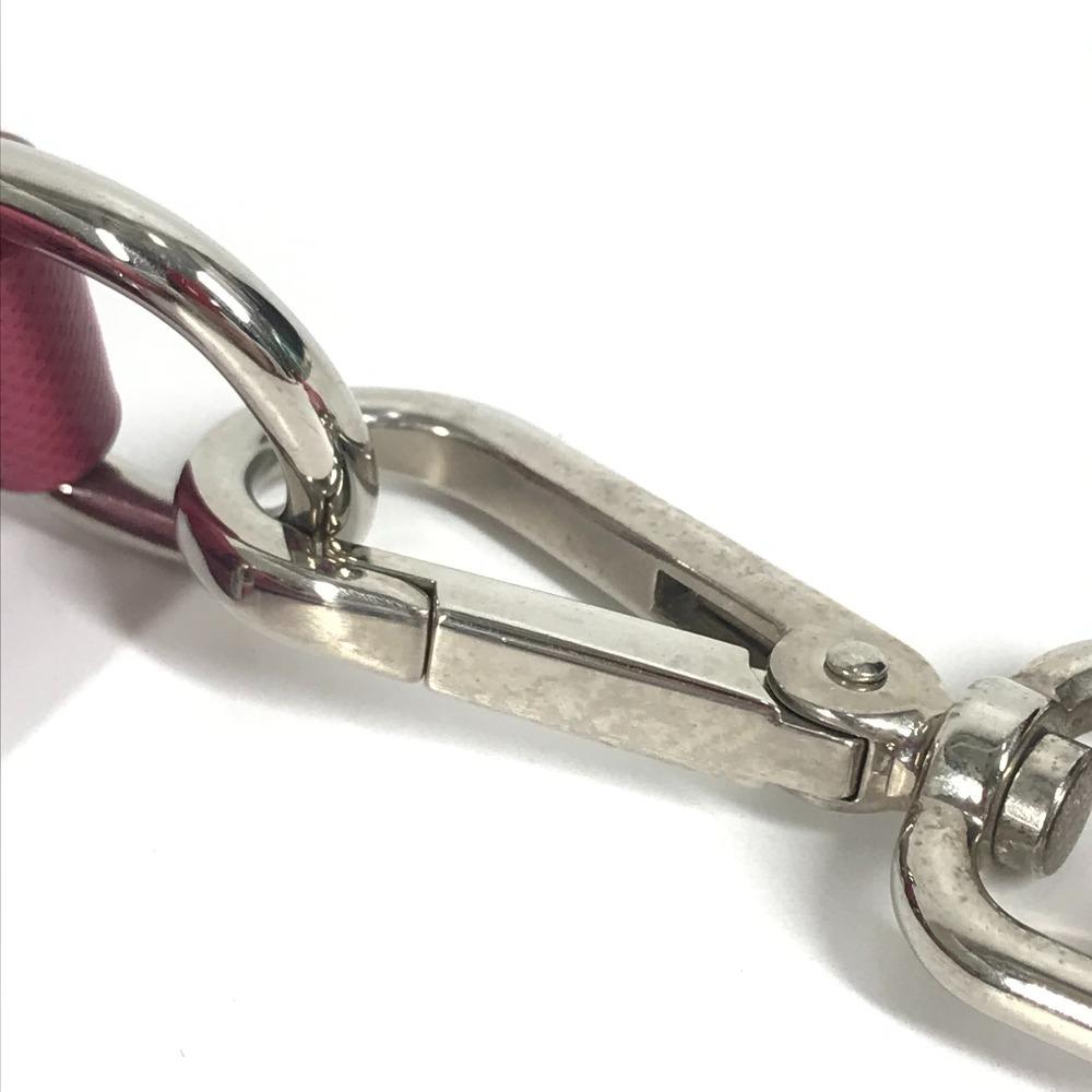 Prada Triangle Logo Triangle Logo Plate Crossbody Bag Shoulder Bag Nylon Pink