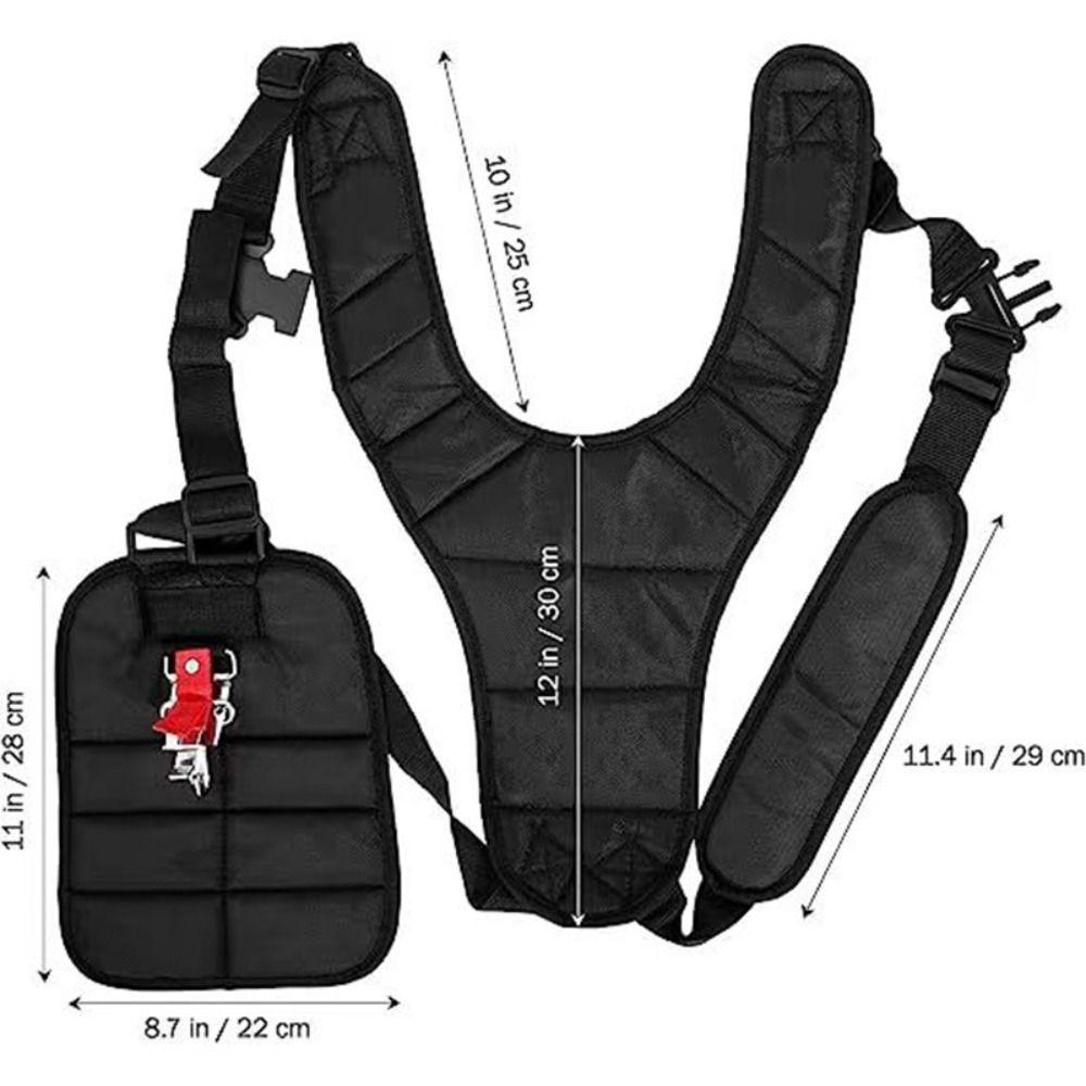 Power Pruner Harness Strap Belt Double Trimmer Tool Straps Shoulder Adjusted Band Strimmers
