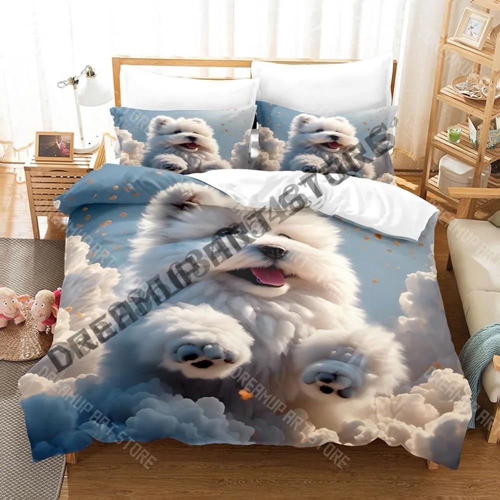 3D Print Art Clouds And Animals Tiger Bedding Set Single Twin Full Queen King Size Bed Set Adult Kid Bedroom Duvetcover Set