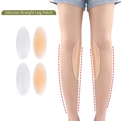1/2 pezzi cuscinetti in silicone per polpacci autoadesivi invisibili invisibili per polpacci riutilizzabili per cuscinetti sagomati per gambe
