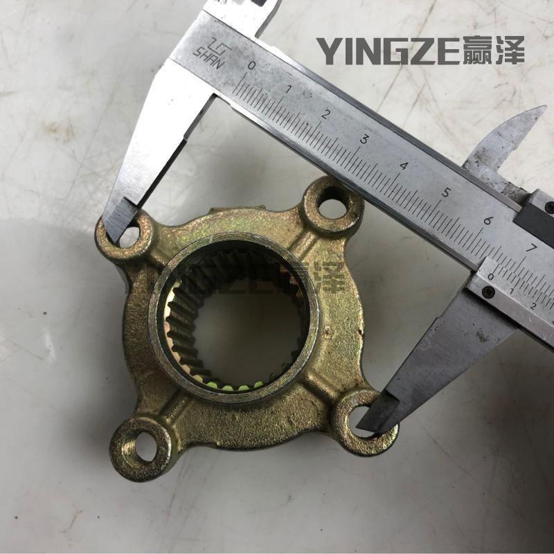 DIY Four Wheel GO KART KARTING ATV UTV Buggy 28 Teeth Rear Axle Sprocket Disc Brake Flange Hub