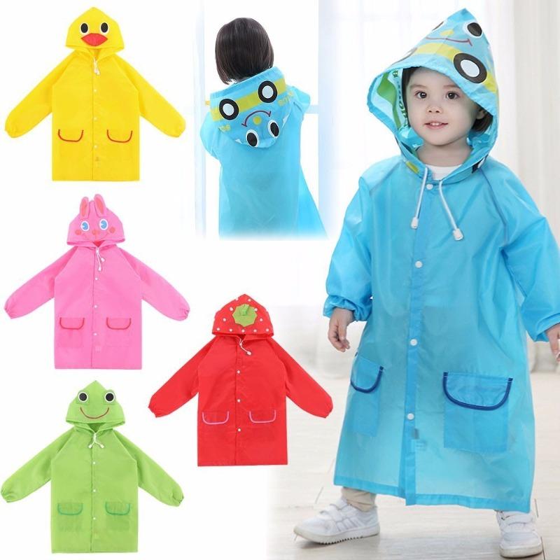 Children's Raincoats Boys' and Girls' Raincoats Primary School Students' Waterproof Enlarged Thick Raincoats 0-12 Years Old
