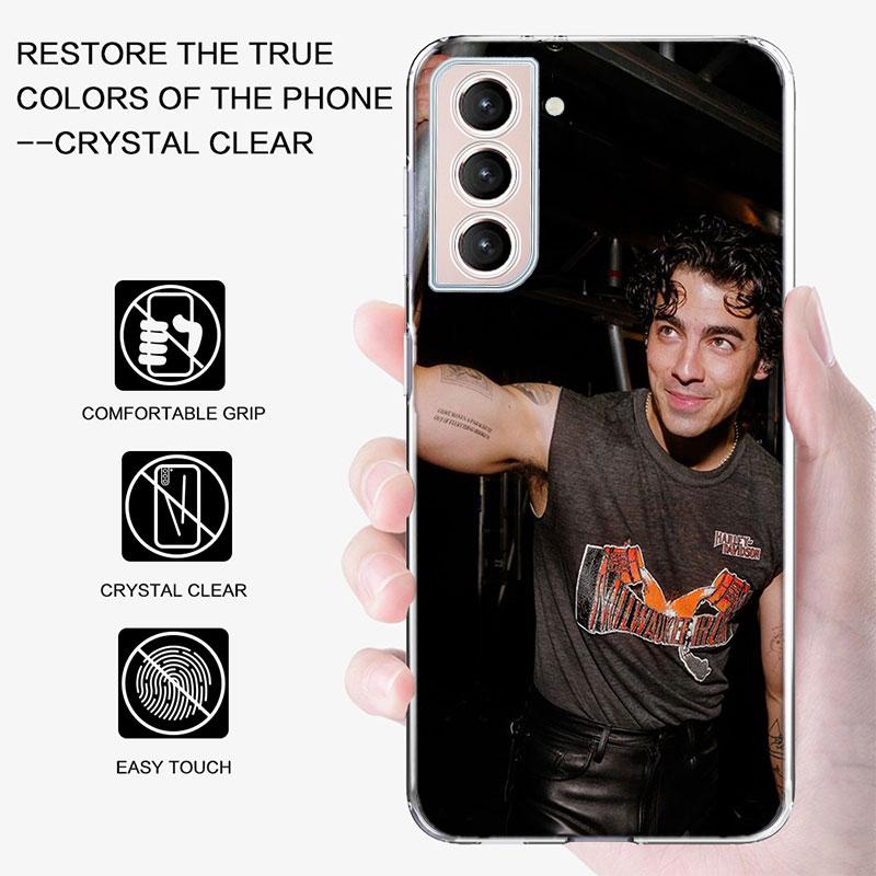 Singer J-Joe Jonas Phone Case For Samsung Galaxy S25 Edge S24 S23 FE S21 S20 S10 Plus S22 S26 Ultra Cover Clear Cases TPU Capa S