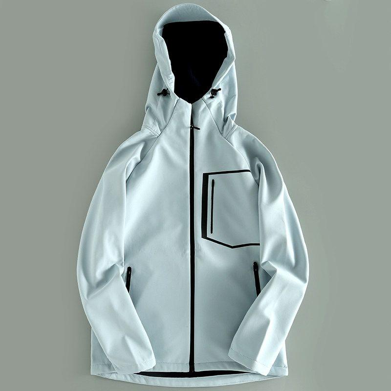 Outdoor Wind! Foreign Trade Men's Clothing Jacket Export More than Single Jacket Spring, Autumn and Winter Hood Top Clothes Outerwear Tide