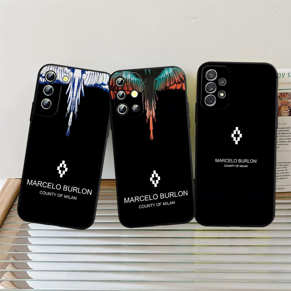 Fashion Burlons Design-Marceloes Phone Case For S25 Samsung S26 S24 Ultra S22 S23 S20 Fe S21 Plus A54 A34 A16 A53 Back Cover