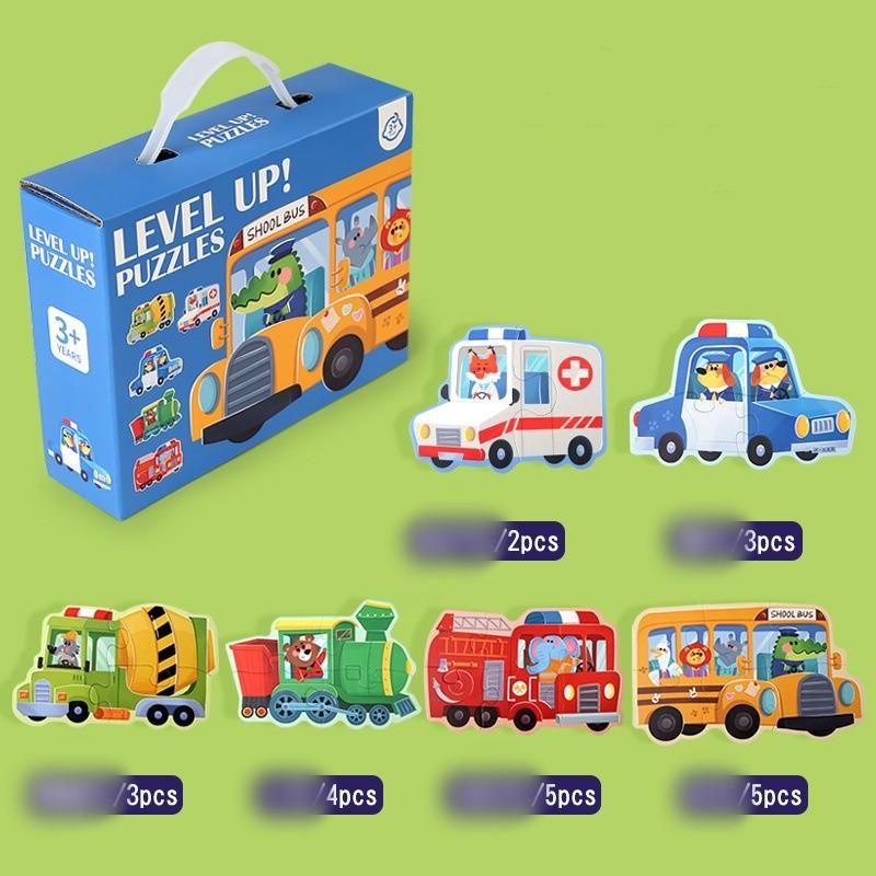 Animal World Jigsaw Puzzle Set For Kids With Storage Bag Educational Toy For Preschoolers