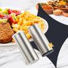 2Pcs Spice Shaker Set For Kitchen Home Use Fine Mesh Salt Shaker Pepper Dispenser Portable Condiment Container Easy Control