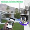 50x Optical Zoom Triple-Lens Wireless WiFi HD 9MP Outdoor Home Security Camera