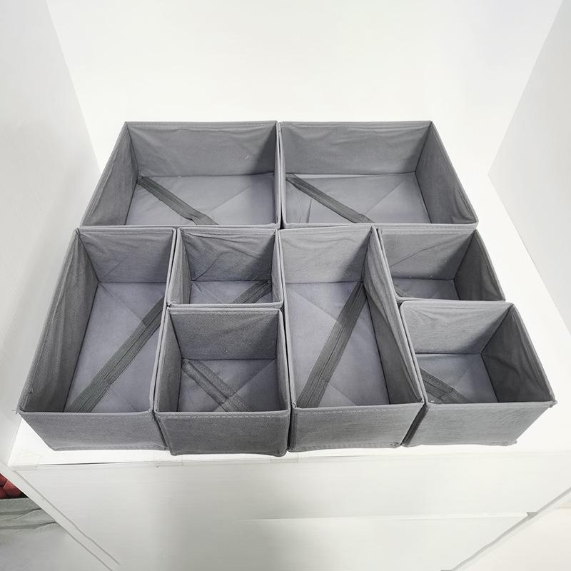 Foldable Drawer-Style Wardrobe Organizer for Clothes and Underwear - Large Capacity and Compartmented Design