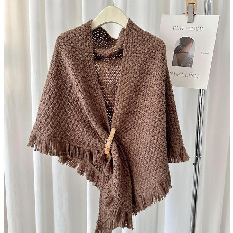 Elegant Triangular Shawl Scarf For Women Spring Autumn Winter