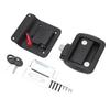 RV Door Lock IP67 Waterproof High Strength Black Paddle Entry Door Latch for Trailer Camper