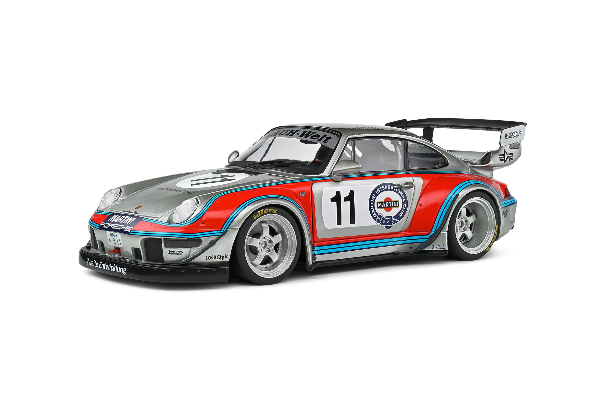 

Solido Porsche 911 RWB Martini 2020 Lauwerth Martini Color SOLIDO Mini Car 1/18 (993) [Item]