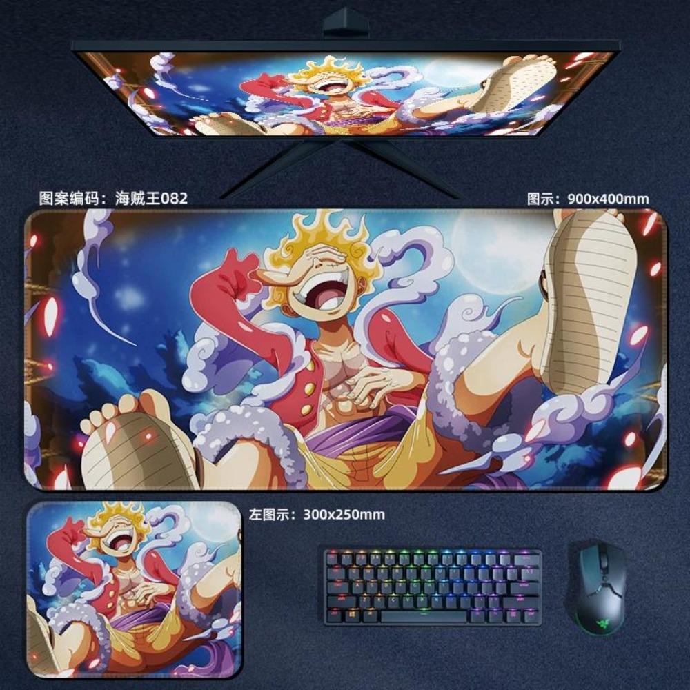 Nautical King Animation Periphery Cute ONE PIECE Leather Mouse Pad Boys Oversized Small E-sports Game Office Computer Keyboard Pad Notebook Table Mat