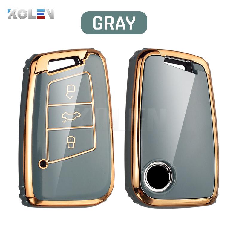 

Tpu Car Remote Key Case Cover Shell Fob For Vw Volkswagen Passat B8 Tiguan Magotan Golf For Skoda Kodiaq Superb A7 Accessories