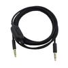Replacement Nylons Braideds Gaming Headsets Sound Cable for GProX G433 G233 with Inline Controls