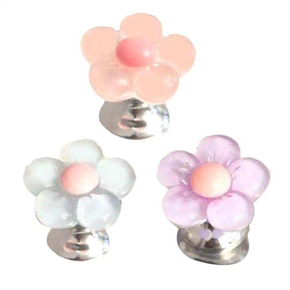 Nail Protector Toilet Presser Flower Shape Water Press Flush Button  Auxiliary Devic