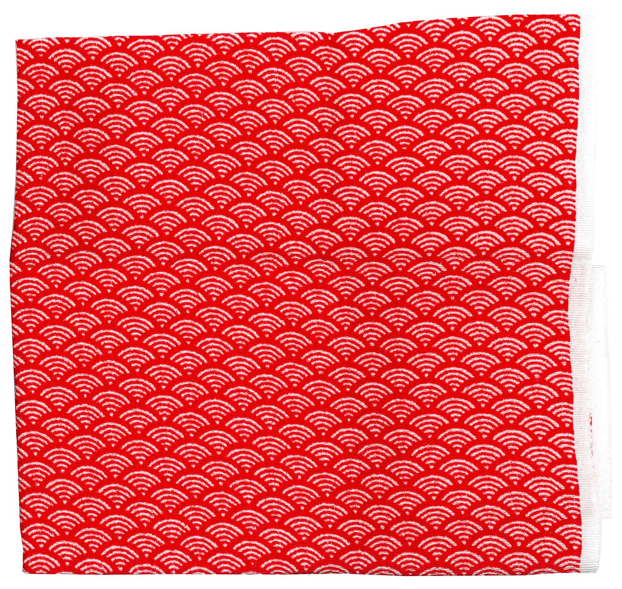 

INAZUMA Kyoto No 23cm x Seigaiha 1 Crafts Handmade Supplies Chirimen, Patterned, Gold, Approx. 33cm, Pattern, Sheet, 304-1, &