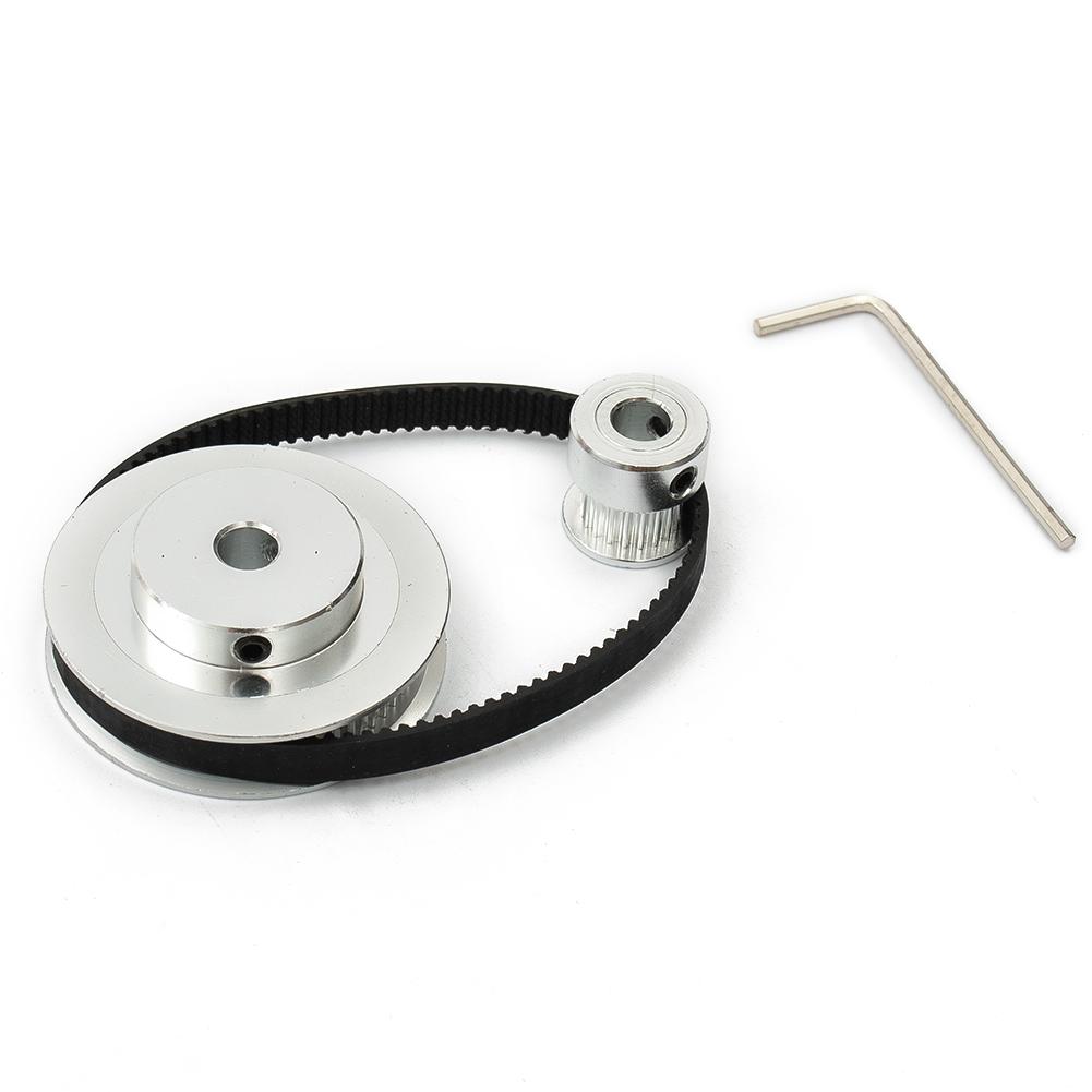 Synchronous Wheel Tool Synchronous Belt Wheel Kit Pulleys Sheaves With 20 Accessories And 60 Teeth Closed Synchronous