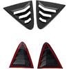 For Toyota Corolla     2024 Rear Side Quarter Window Louver Decorate Cover Rear Air Vent Window Louvers Blinds Covers Auto Accessories (Carbon Fiber