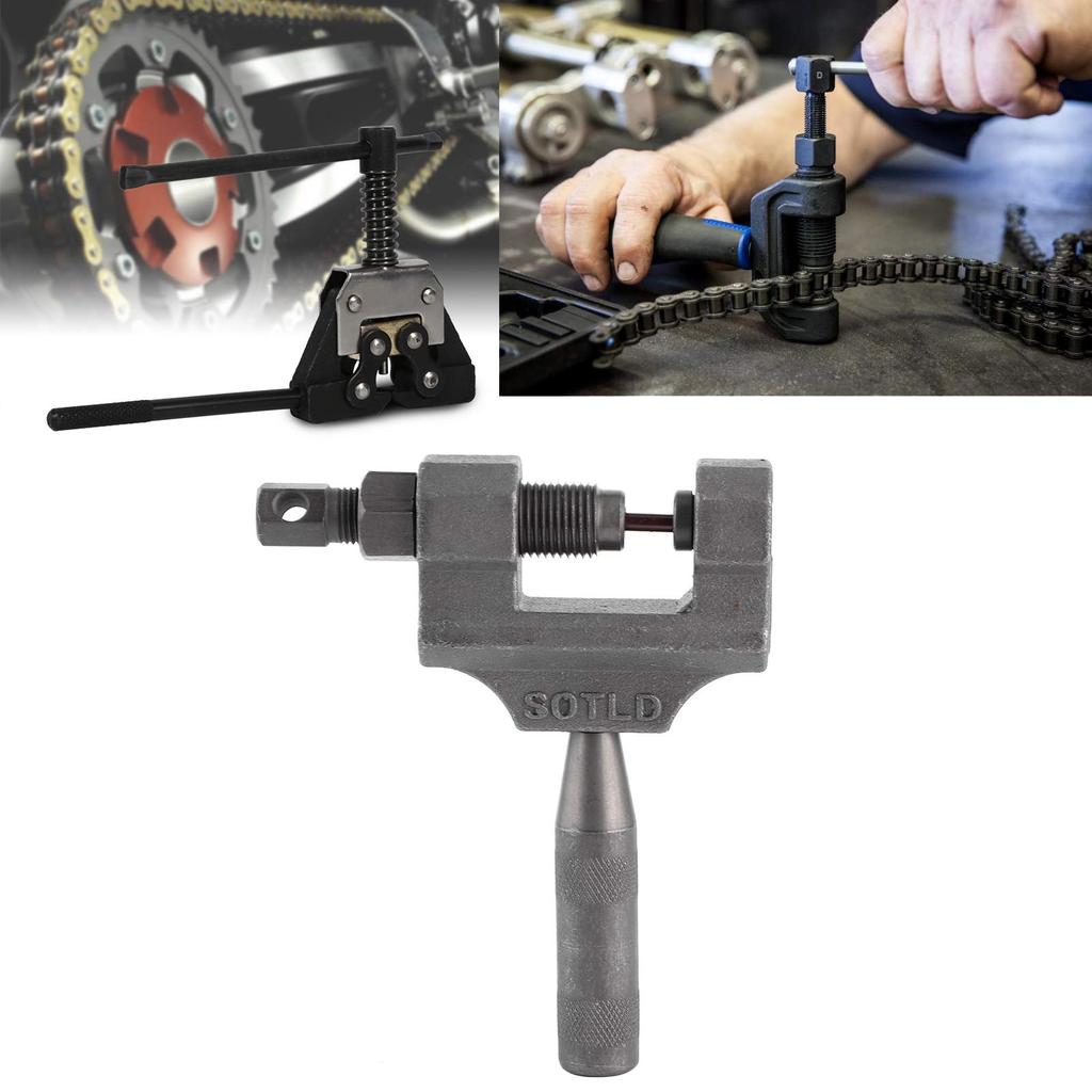 Elerose Motorcycle Chain Tools, Universal Chain Breaker Cutter Removal Tool Motorcycle Driving Chain Motorcycle