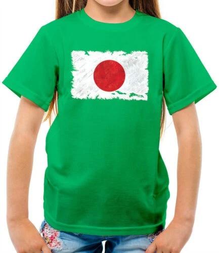 Japan Grunge Style Flag - Kids T-Shirt - Japanese - Flags - Country - Travel 110