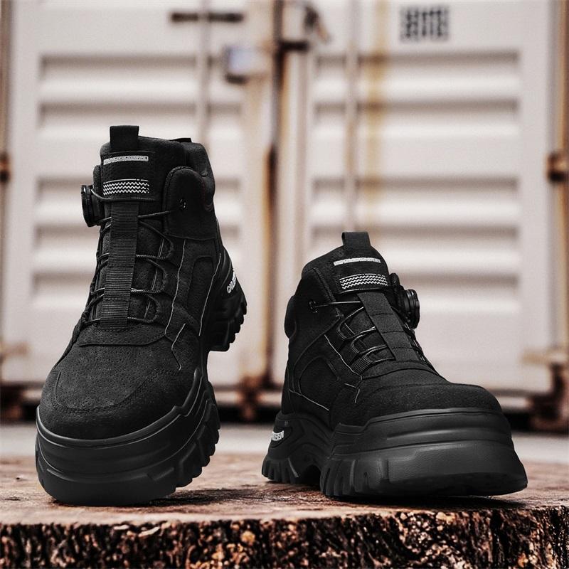 New Fashion New Men's Fashion Casual High Top Sports Shoes Students  Comfortable Sneakers Boys Male Classic Breathable Martin