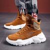 Fashion High-quality Men Shoes 2025 Autumn New Sneakers for Men Casual High Top Board Shoes Trendy Lace Up Running Shoes Tenis Masculino