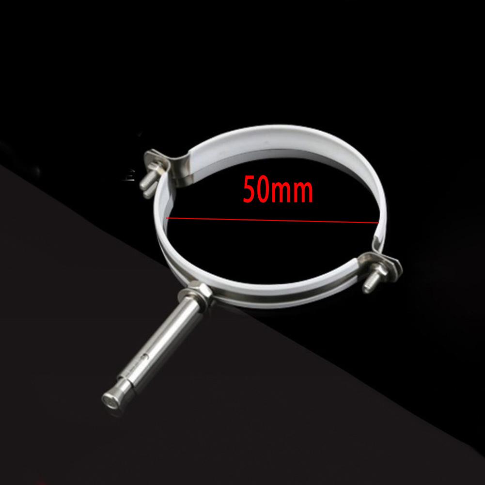 1pcs Wall Support Clamp With Screw Chimney Flue Wall Support Clamp With Screw 50-200mm Stainless Steel Clamp Hardware Clamps