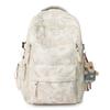 Schoolbag new backpack men's ins trendy cool large-capacity printed bear backpack Korean version of primary and secondary school schoolbag women