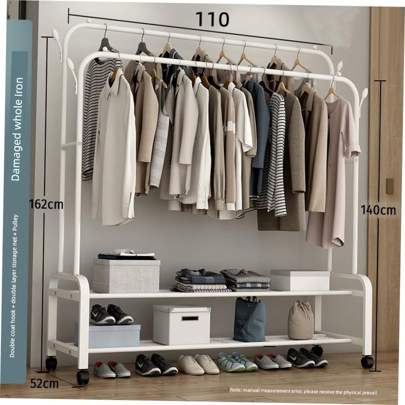 Hanging Clothes Rack One-pole Hanger Bedroom Simple Drying