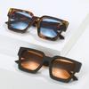 New square sunglasses, European and American classic retro sunglasses, men's and women's street photography, modern anti-plate sunglasses