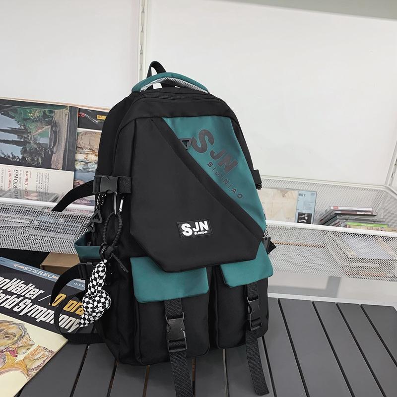 Schoolbag New Japanese Simple ins Backpack Women's Large Capacity Junior High School Student School Bag Lightweight Computer Backpack