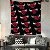 Bulls Team Background Threepiece Set 1 Duvet Cover 2 Pillowcase Without Core Duvet Cover And Pillowcase Soft And Comfortable Bedding Set
