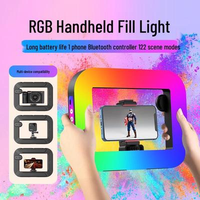 Luce Anulare Selfie Portatile Ricaricabile per Dirette Live su Cellulare