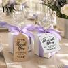 Easy To Use Hang Tags with String 100Pcs Paper Thank You String, Rectangular Gift Tags, Pre-Punched Sturdy Cardstock for Presents Hole Hanging Wedding