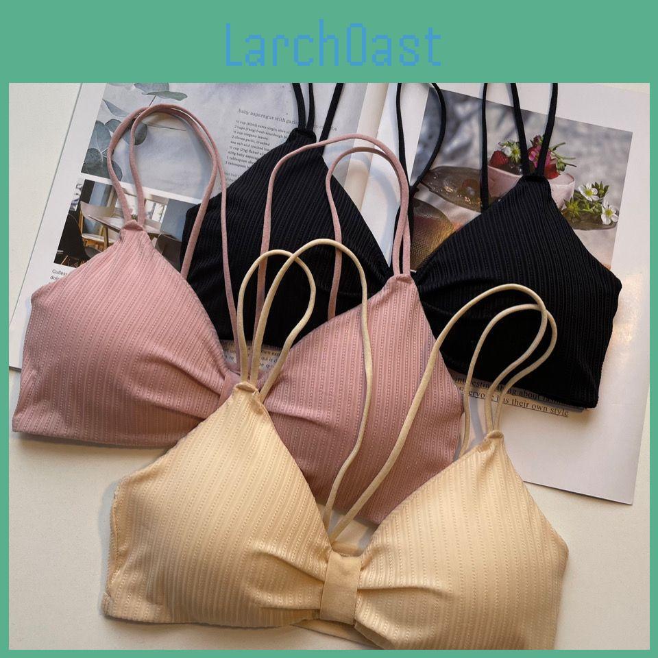 Breathable Summer Students For Underwear Soft Camisole For Women Wirefree Japanese Style Backless Bra