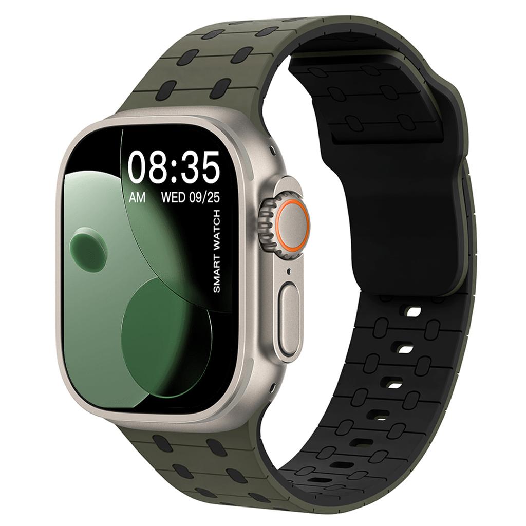 Silicone band For Apple watch Strap 45mm 41mm 44mm 49mm 40mm 38 42mm 46mm bracelet correa iwatch Series 10 9 8 7 6 5 3 SE Ultra