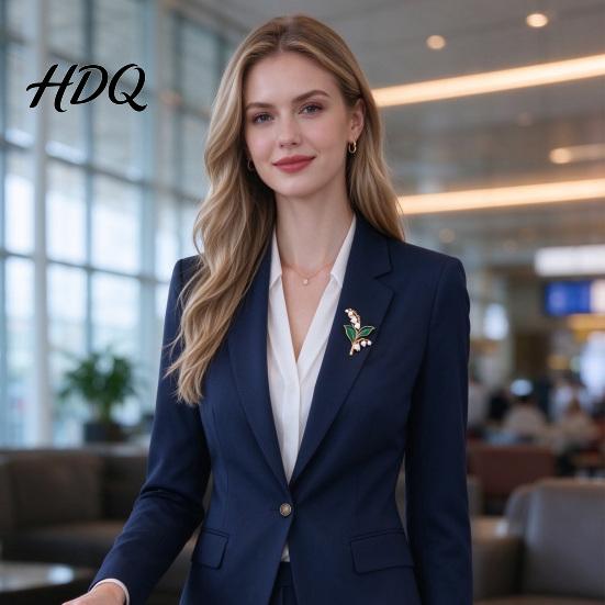 Women Coat Badge Flower Brooch Pin Oil Dropping Floral Dainty Plants Jewelry for Suits Coats Scarves and Bags Suit Pin