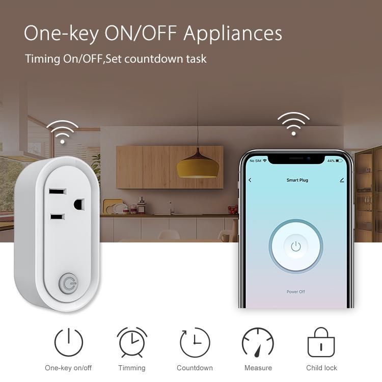 Priză inteligentă Corui Tuya Zigbee Us 15a Priză inteligentă Priză Alexa Google Home Control Suport aplicație Smart Life Nevoie Tuya Gateway